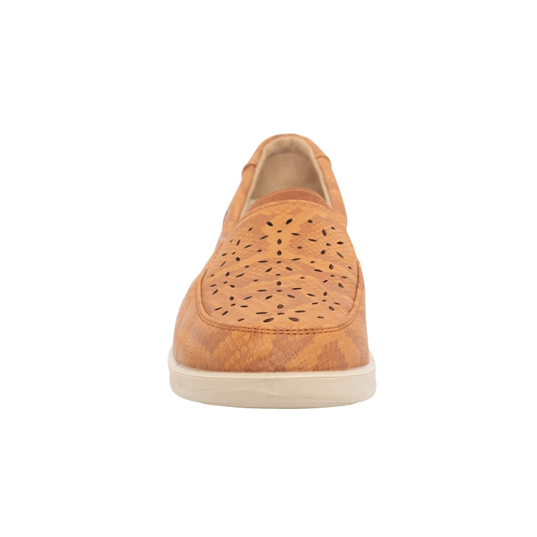 MOCASIN CASUAL CONFORT CON ELASTICO HEBEI CARAMELO PASSER - 4