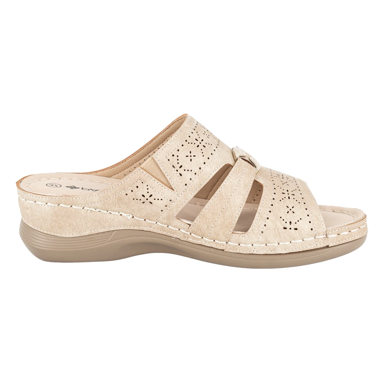 SANDALIA CONFORT SCALO BEIGE PASSER - 3