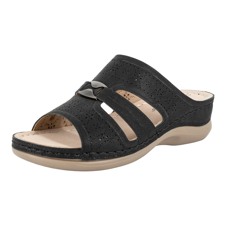 SANDALIA CONFORT SCALO NEGRO PASSER - 1