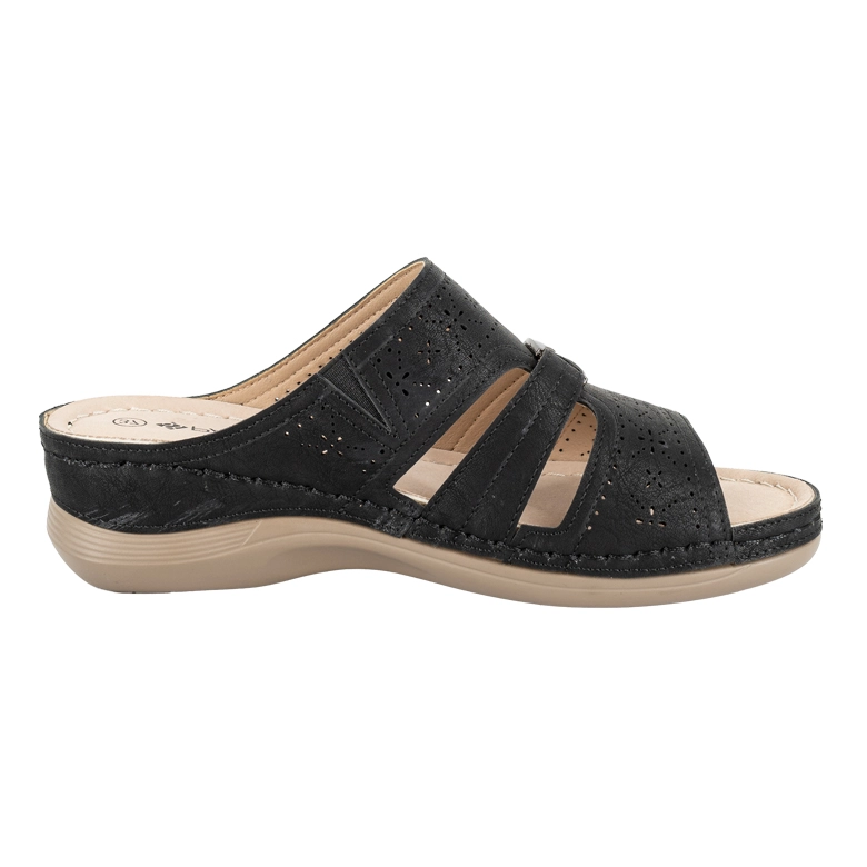 SANDALIA CONFORT SCALO NEGRO PASSER - 3