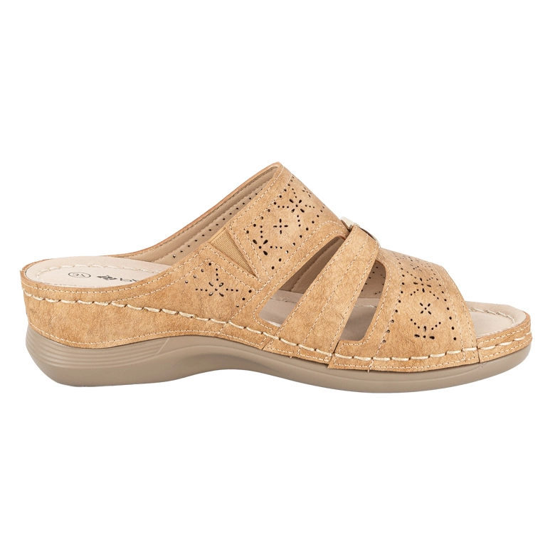 SANDALIA CONFORT SCALO  CARAMELO PASSER - 3
