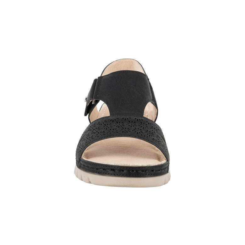 SANDALIA CONFORT AJUSTABLE SELIM NEGRO PASSER - 4