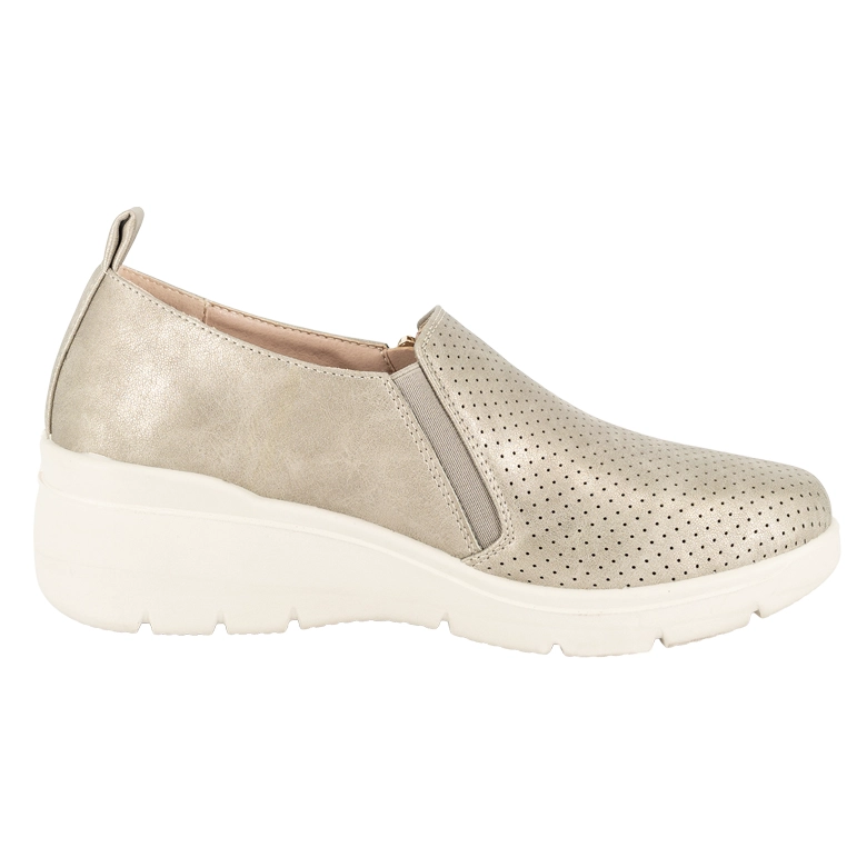 ZAPATILLA CONFORT CASUAL FAYET DORADO PASSER - 3