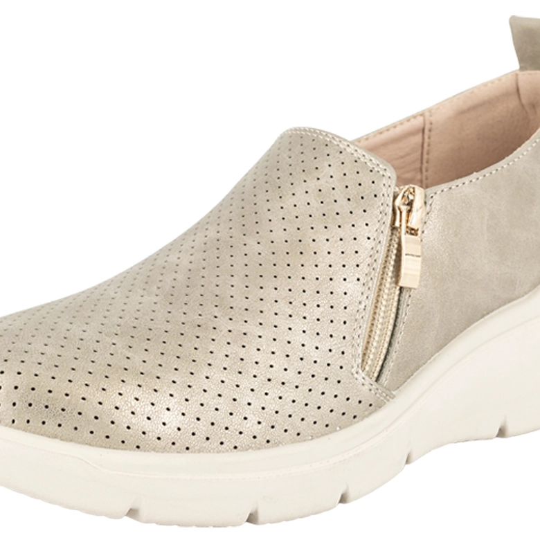 ZAPATILLA CONFORT CASUAL FAYET DORADO PASSER - 5