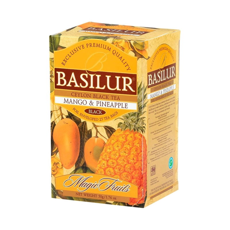 TE FRUTAS MANGO PINA 25 BOLSITAS - BASILUR - 1