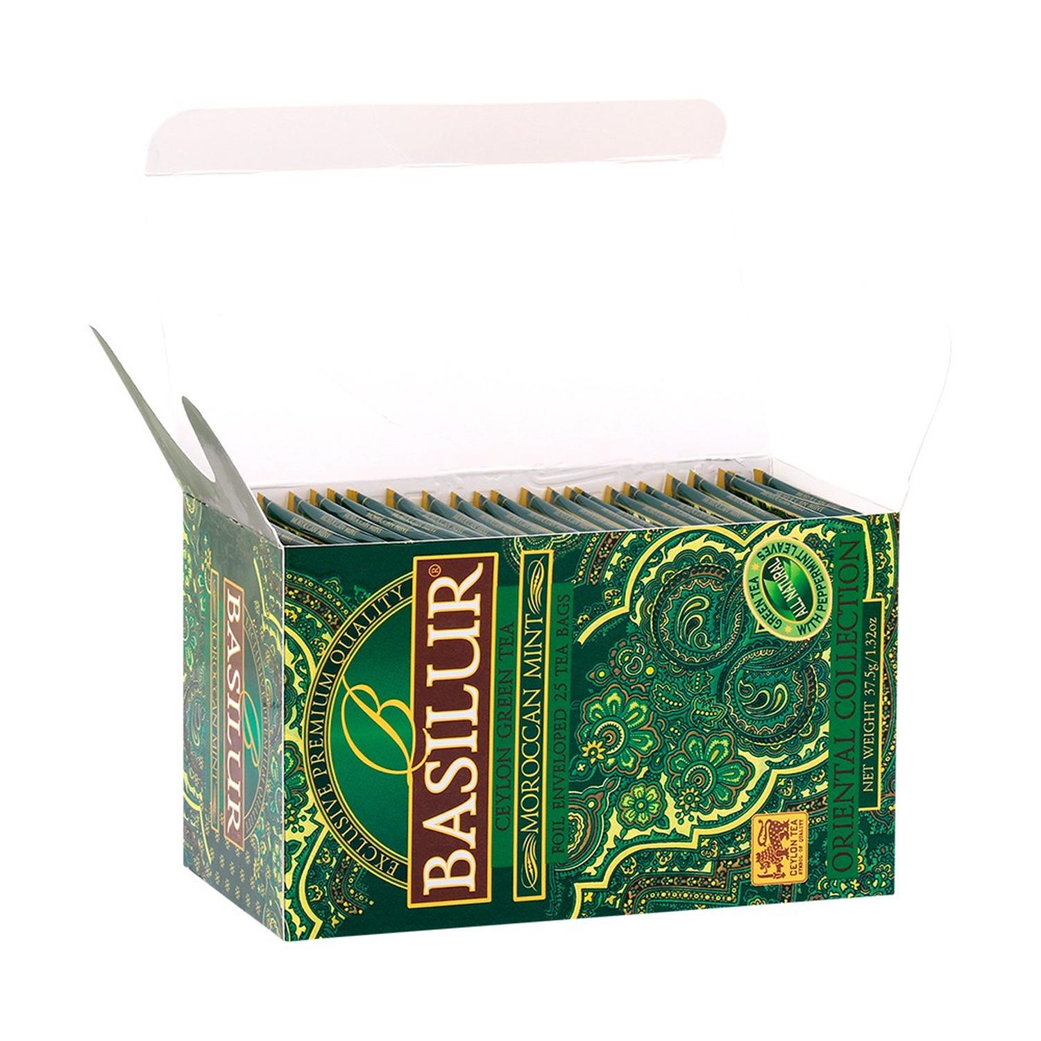 TE ORIENTAL VERDE CON MENTA MARROQUI BOLSAS - BASILUR - 2