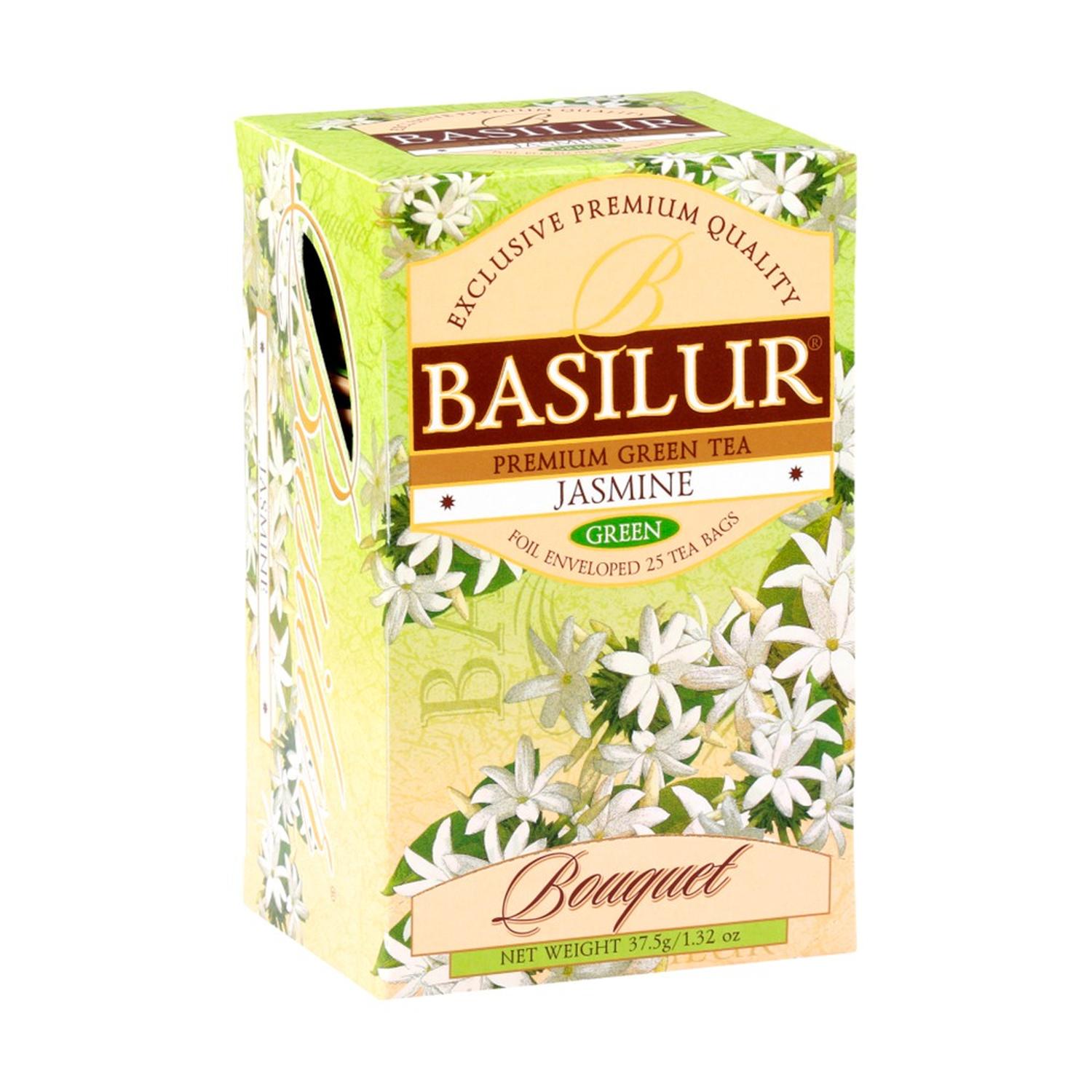 TE BOUQUET VERDE CON FLORES DE JASMIN BOLSAS - BASILUR - 1