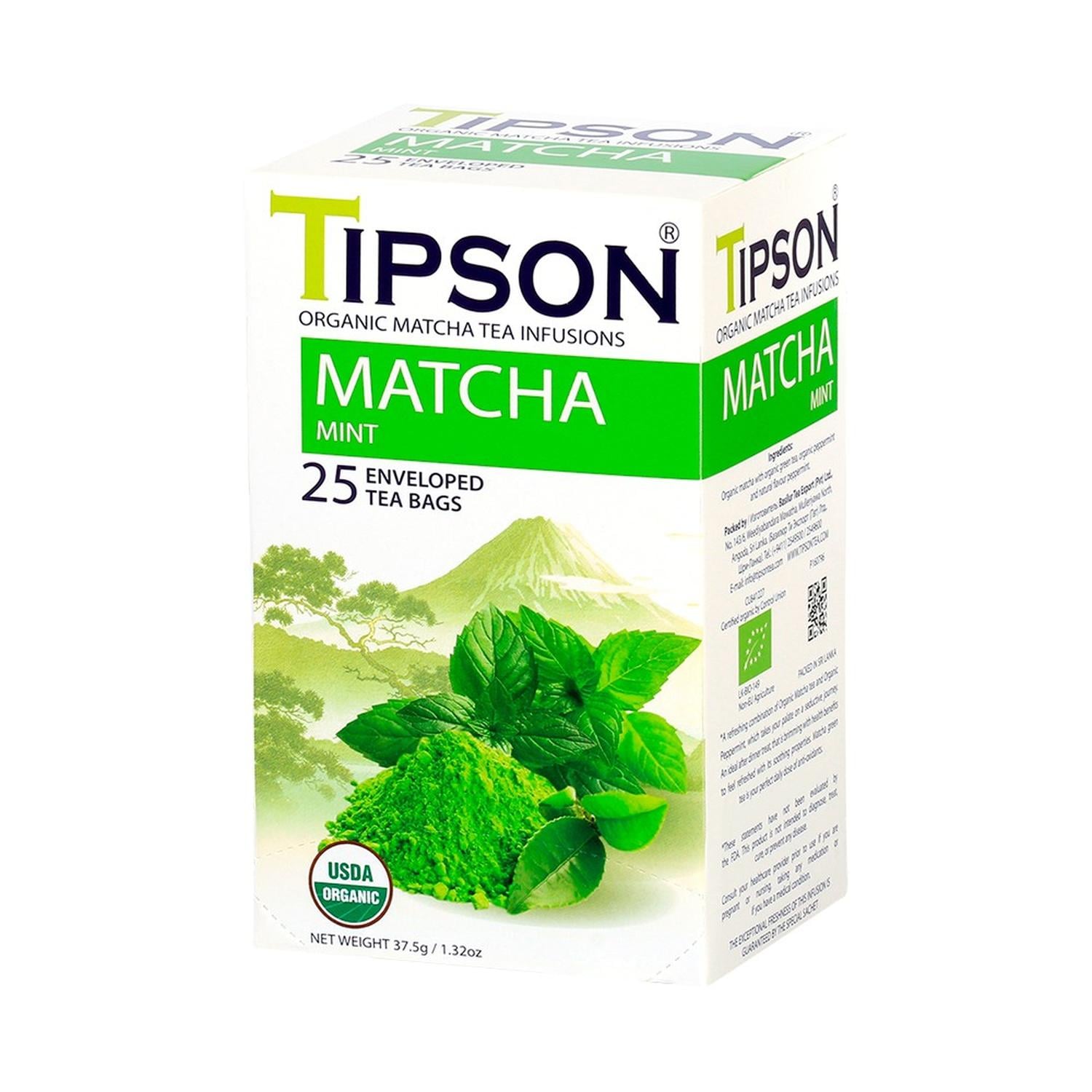 MATCHA MENTA 25 BOLSAS - TIPSON - 1