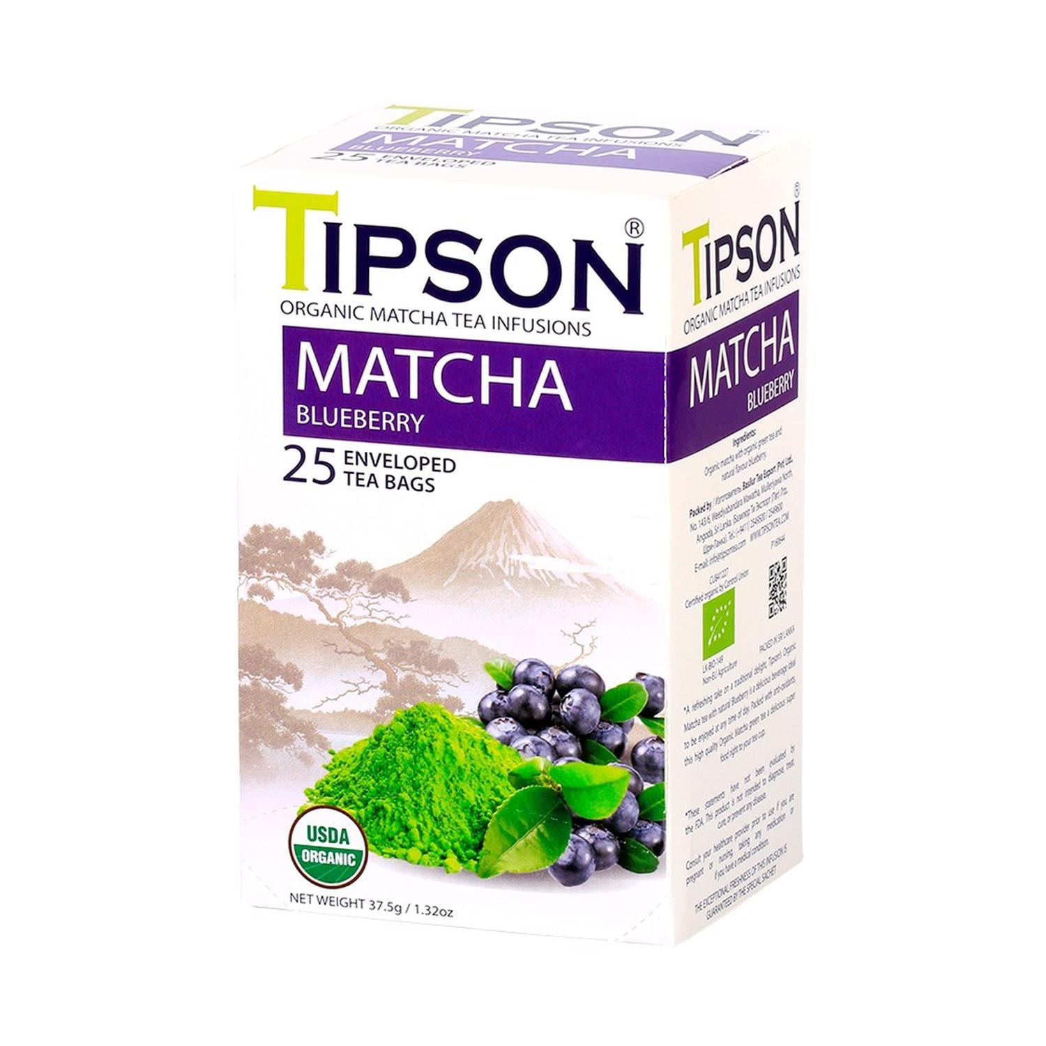 MATCHA ARANDANO 25 BOLSAS - TIPSON - 1
