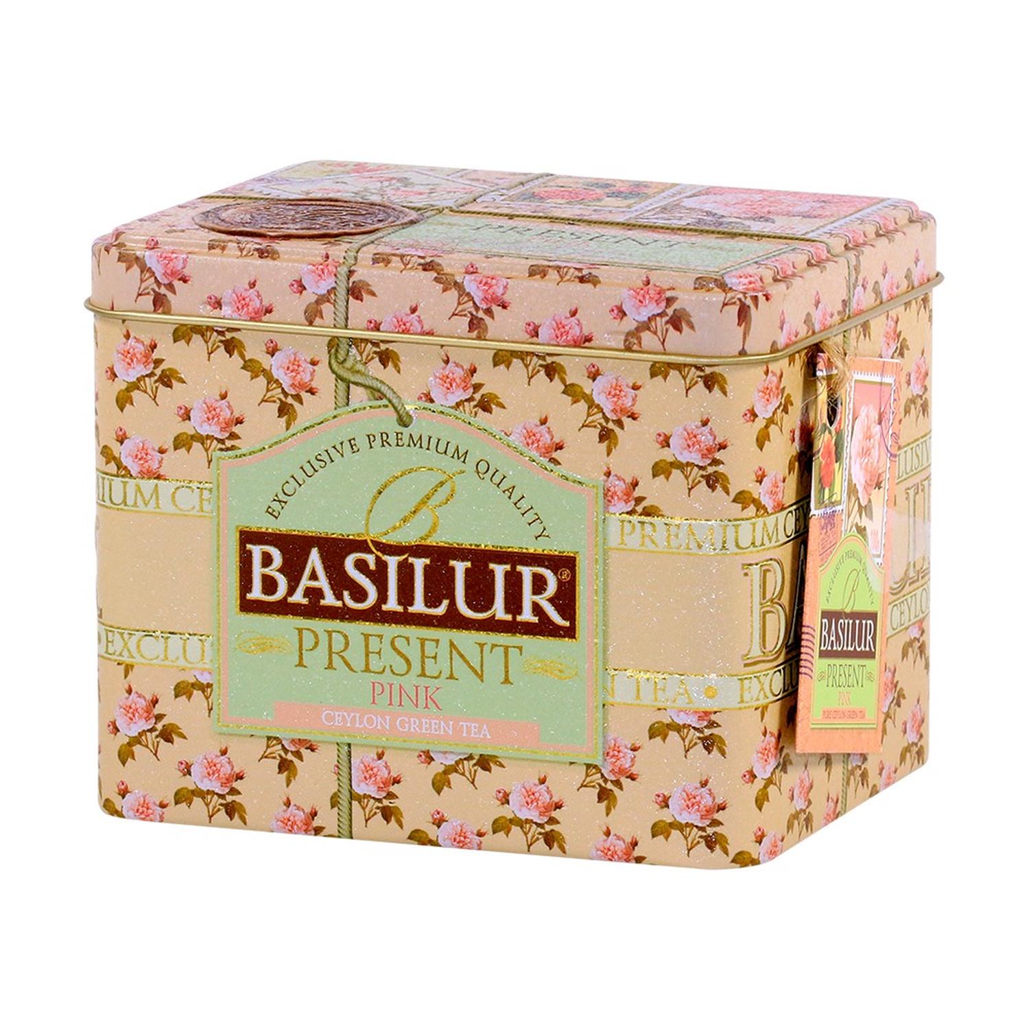 TE HOJA VERDE JASMIN PINA COFRE PRESENT 100GR - BASILUR - 1