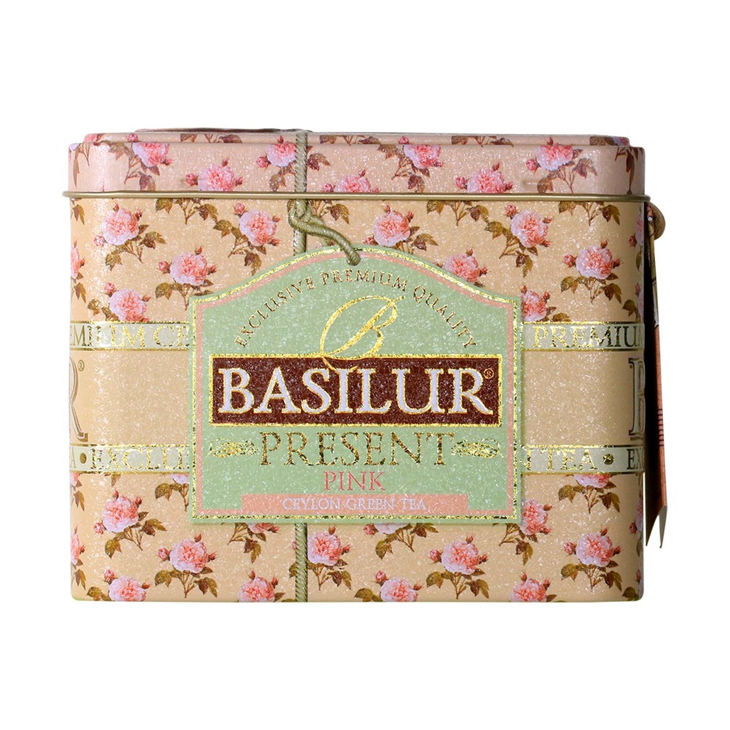 TE HOJA VERDE JASMIN PINA COFRE PRESENT 100GR - BASILUR - 3
