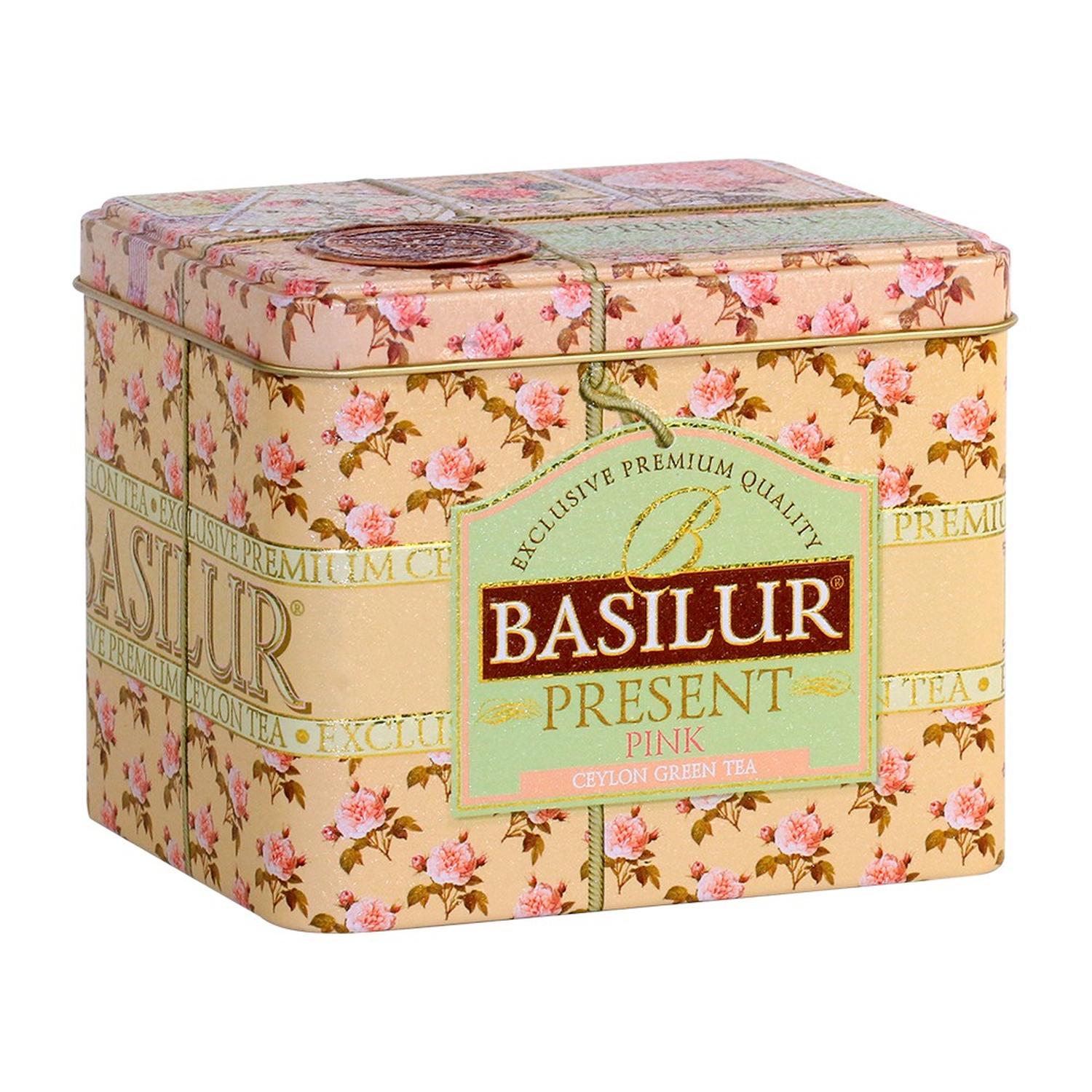 TE HOJA VERDE JASMIN PINA COFRE PRESENT 100GR - BASILUR - 5