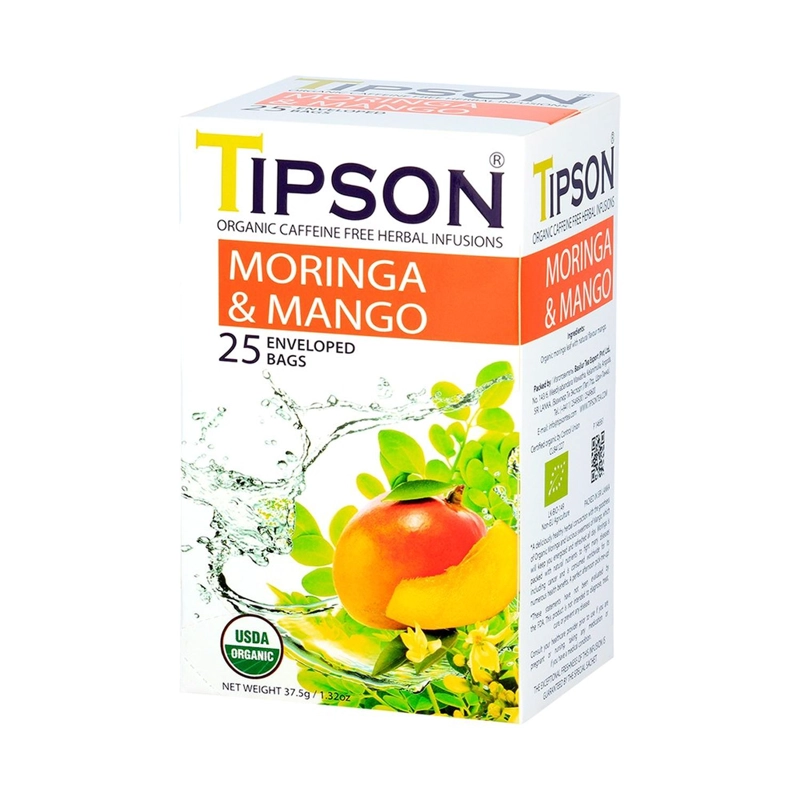 MORINGA CON MANGO 25 BOLSAS - TIPSON - 1