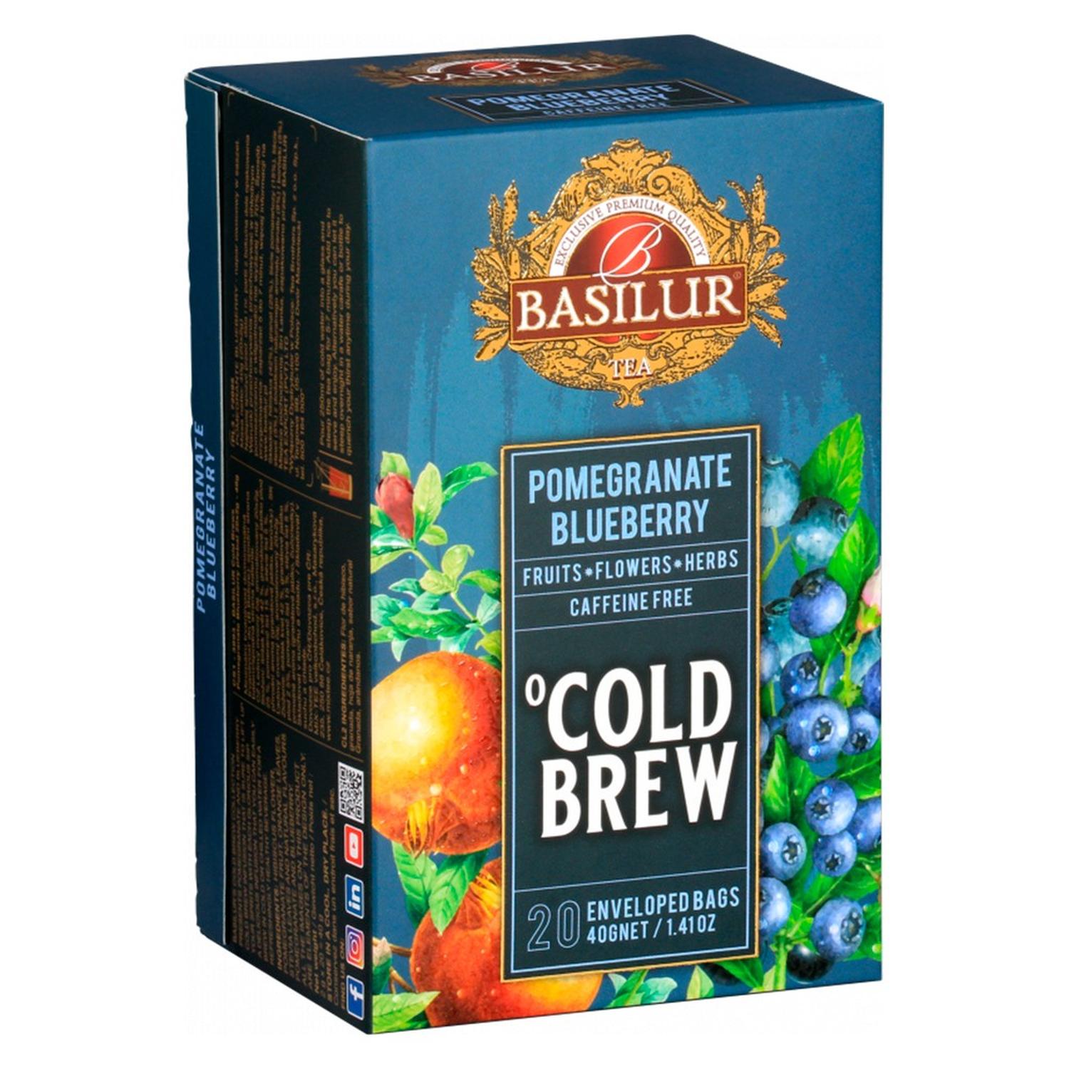 COLD BREW GRANADA Y ARANDANO 20 BOLSAS - BASILUR - 1