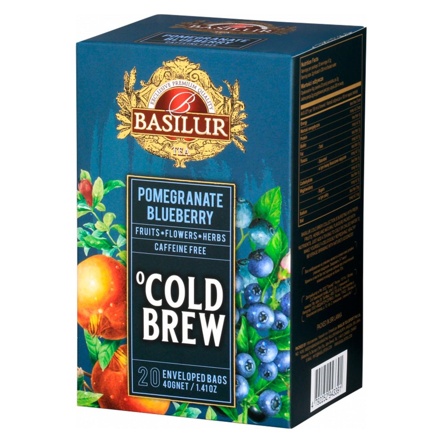 COLD BREW GRANADA Y ARANDANO 20 BOLSAS - BASILUR - 2