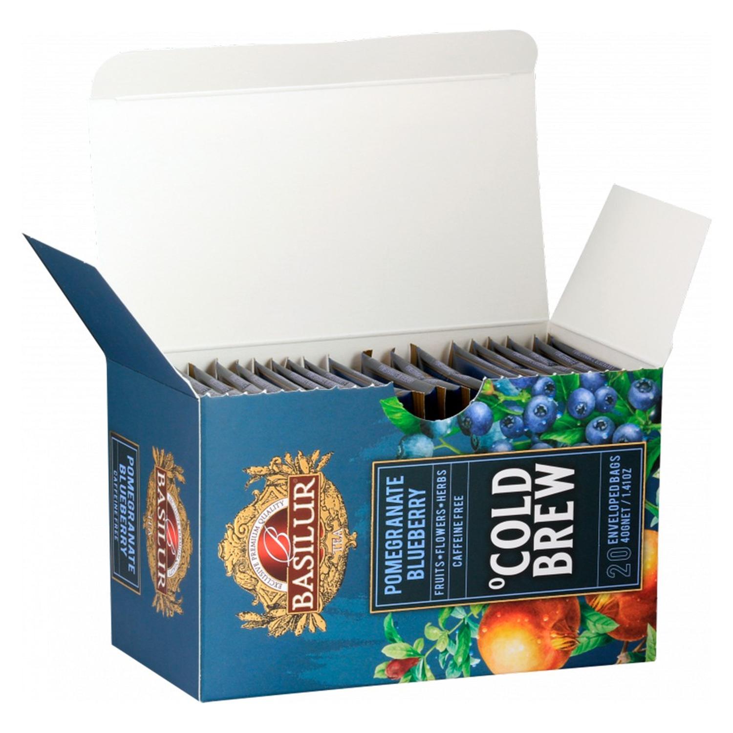 COLD BREW GRANADA Y ARANDANO 20 BOLSAS - BASILUR - 4