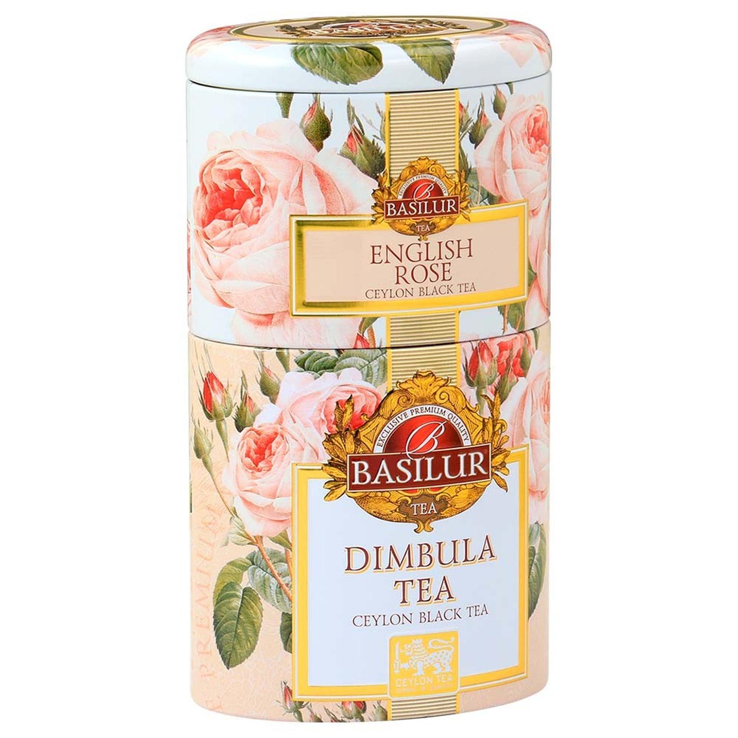TE FRUTAS Y FLORES - DIMBULA Y ROSAS EN HOJA -BASILUR - 1