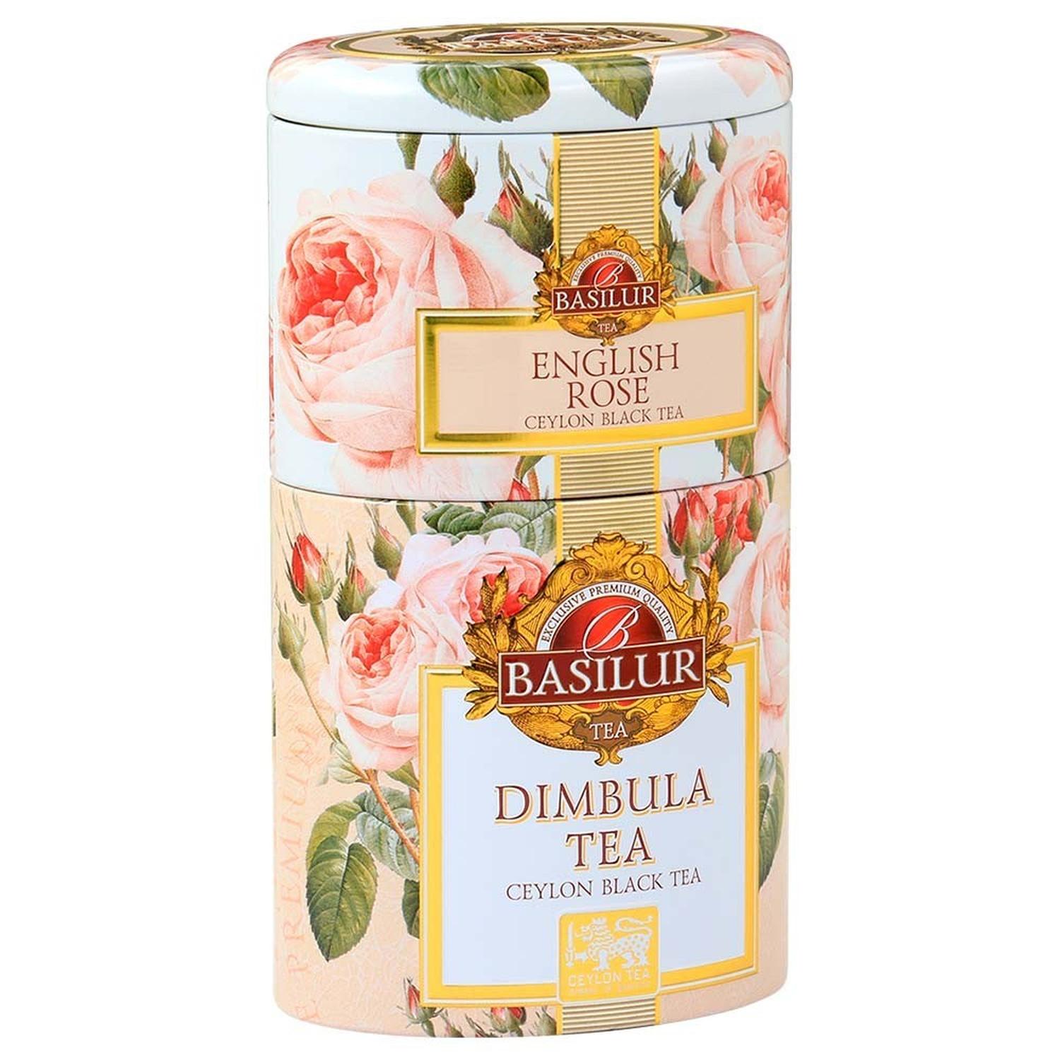 TE FRUTAS Y FLORES - DIMBULA Y ROSAS EN HOJA -BASILUR - 7