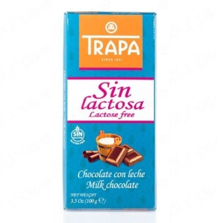 CHOCOLATE CON LECHE SIN LACTOSA - TRAPA - 1