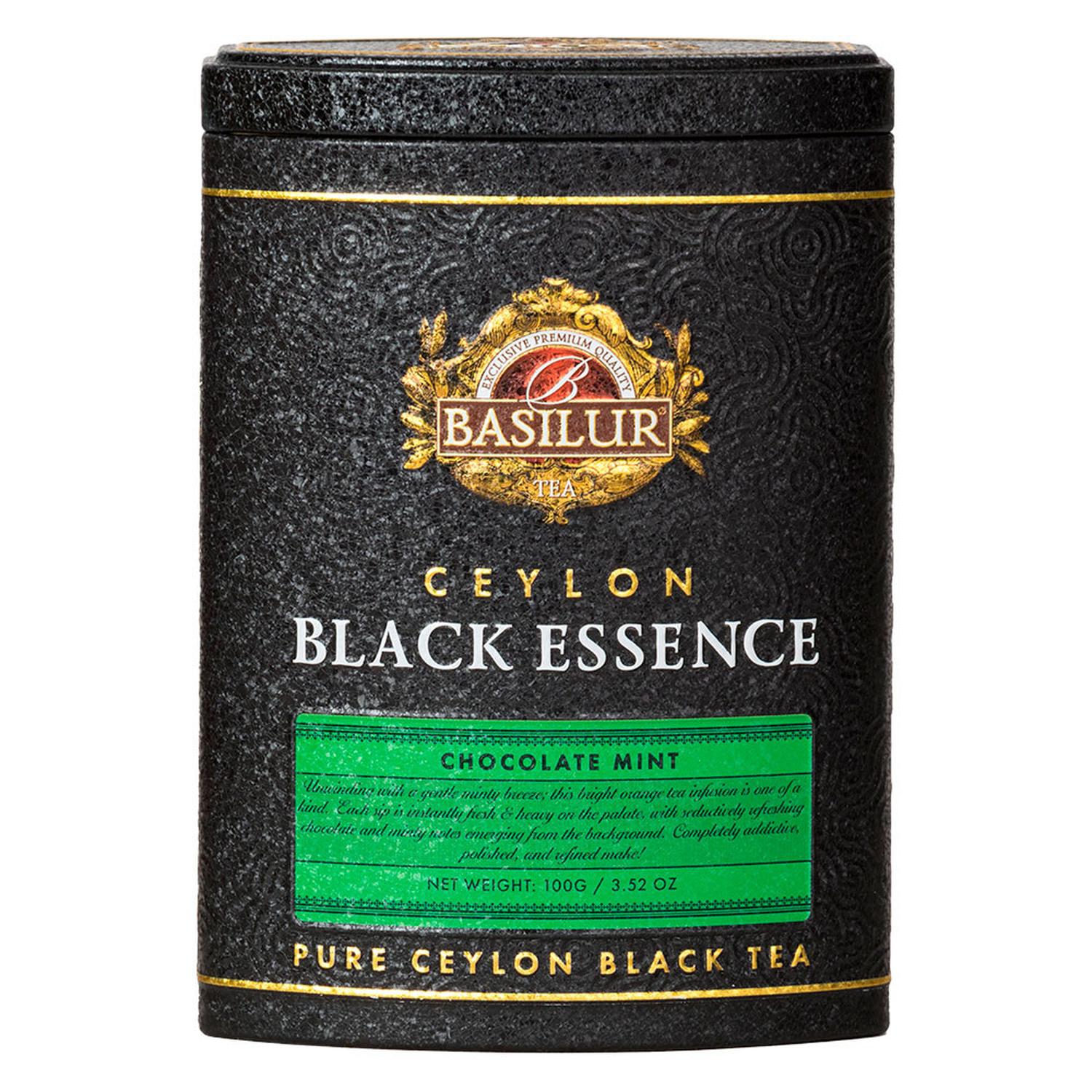 INFUSIONES CHOCOLATE MENTA TIPSON 100 GR BLACK ESSCENCE TEA HOJA BASILUR - 2