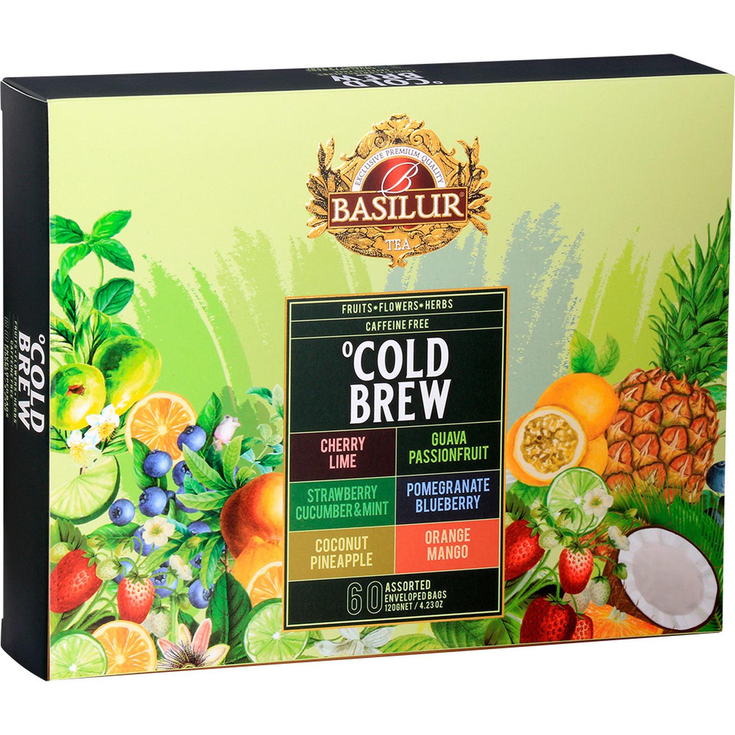 INFUSIONES DE FRUTAS Y HIERBAS COLD BREW 60 BOLSAS - BASILUR - 1