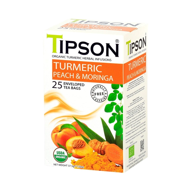CURCUMA CON DURAZNO 25 BOLSAS - TIPSON - 1