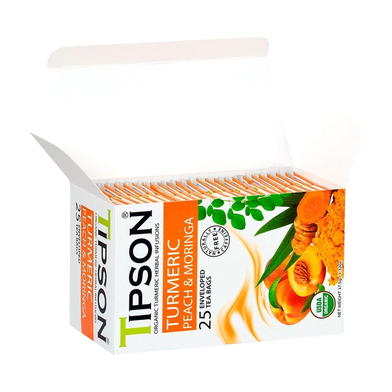 CURCUMA CON DURAZNO 25 BOLSAS - TIPSON - 2