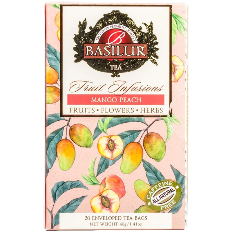 INFUSIONES DE FRUTA - MANGO DURAZNO - 20 BOLSITAS - BASILUR - 2