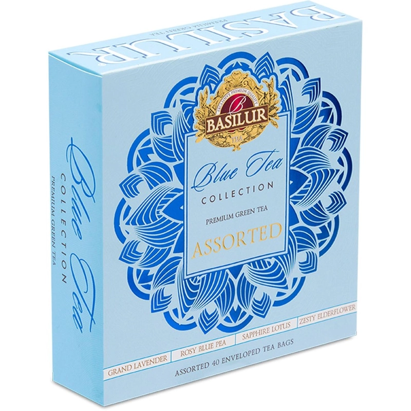 TE AZUL SURTIDO - BLUE TEA - 40 BOLSAS - BASILUR - 1