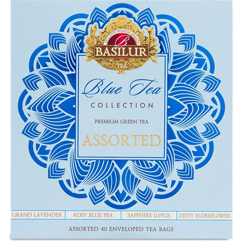 TE AZUL SURTIDO - BLUE TEA - 40 BOLSAS - BASILUR - 3