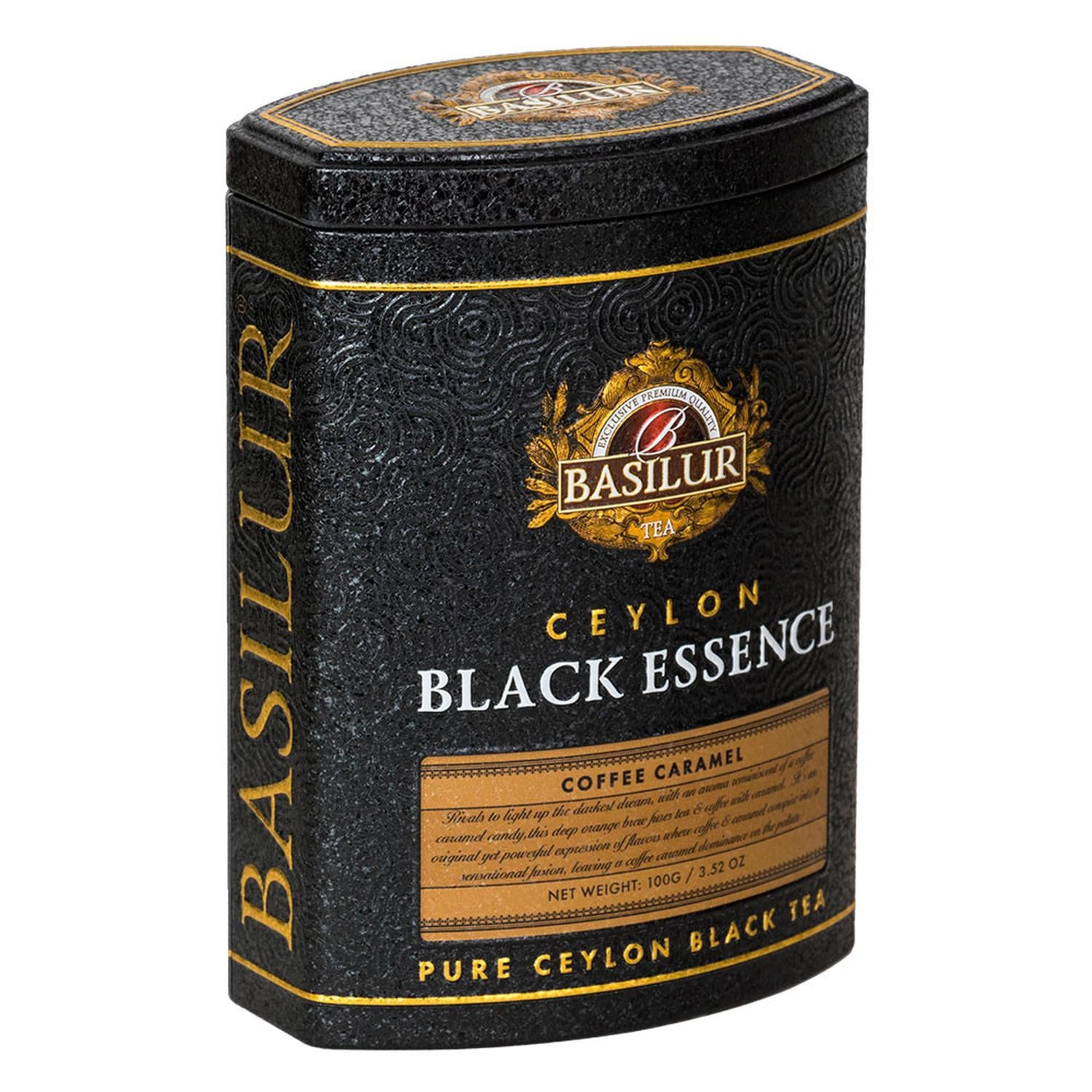 INFUSIONES CARAMELO CAFE TIPSON 100 GR BLACK ESCENCE TEA HOJA BASILUR - 1