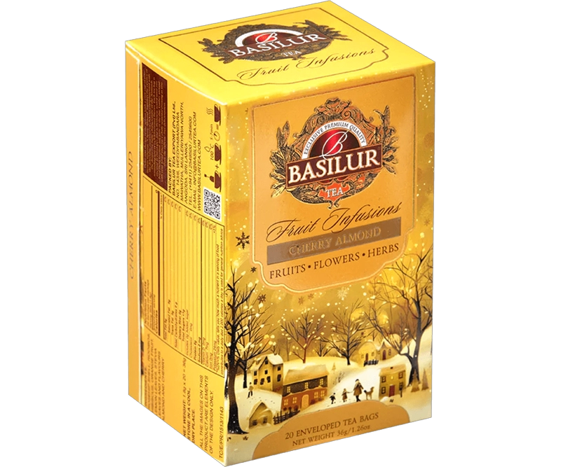 FRUIT INFUSION - INFUSION DE CEREZA Y ALMENDRAS- - 20 BOLSAS - BASILUR - 1