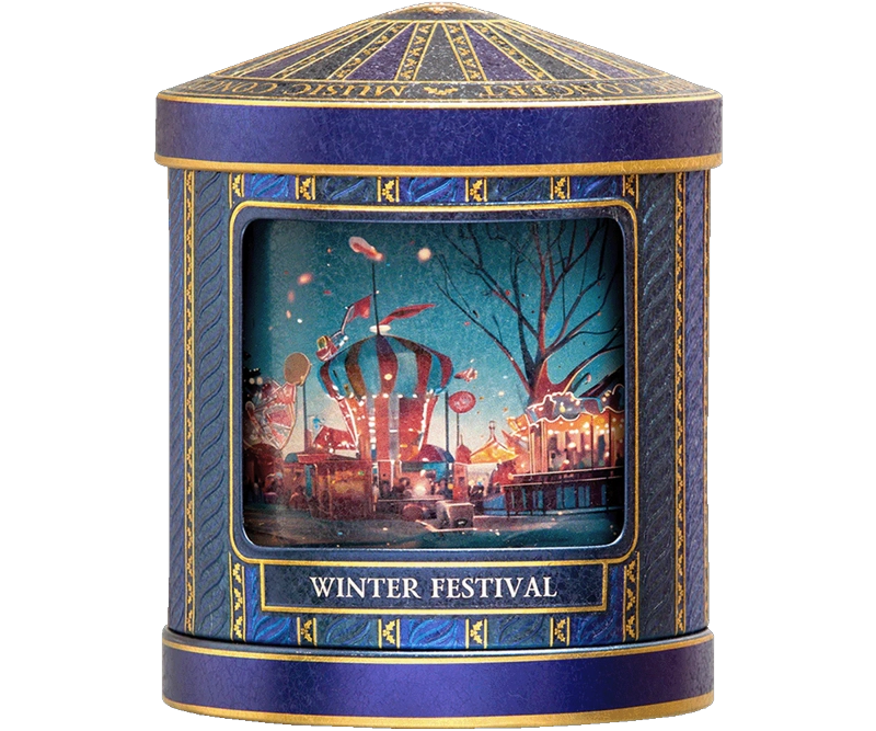 TE NEGRO CON PIÑA - MUSIC FESTIVAL WINTER -HOJA  75 GR - BASILUR - 1