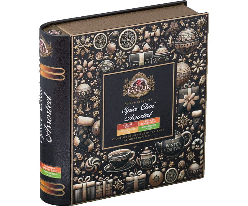 LIBRO SPICE CHAI SURTIDO - 32 BOLSITAS - BASILUR - 1