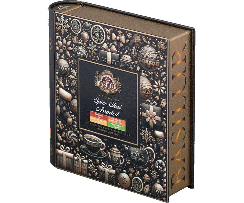 LIBRO SPICE CHAI SURTIDO - 32 BOLSITAS - BASILUR - 3