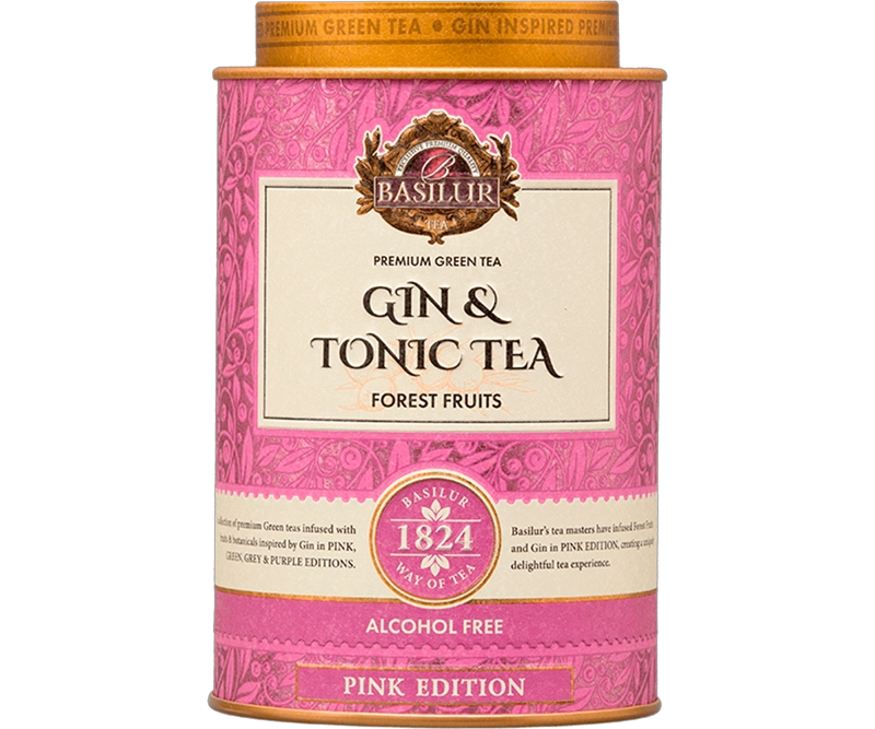 GIN TONIC FOREST PINK - 25 PIRAMIDES - BASILUR - 1