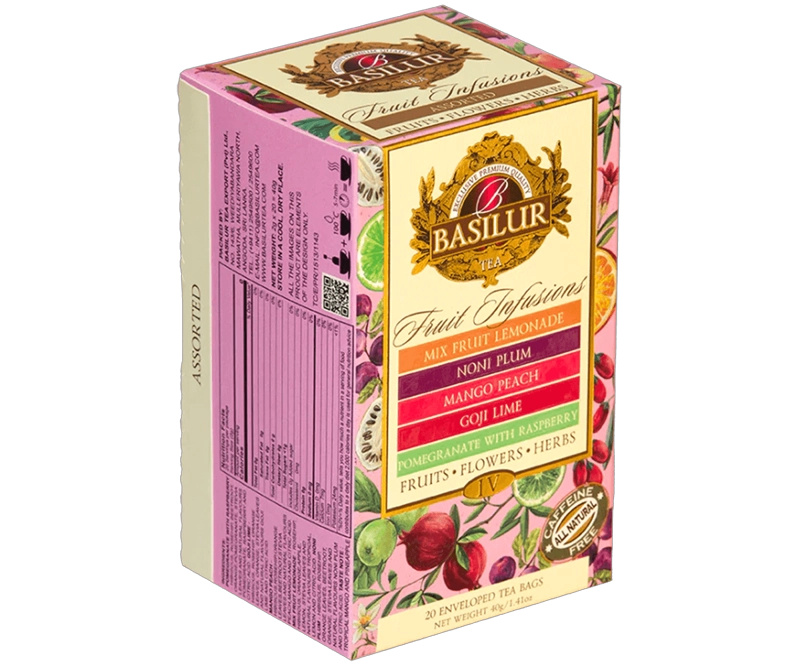 INFUSIONES DE FRUTA - SURTIDO VOL 4 - 20 BOLSITAS - BASILUR - 1
