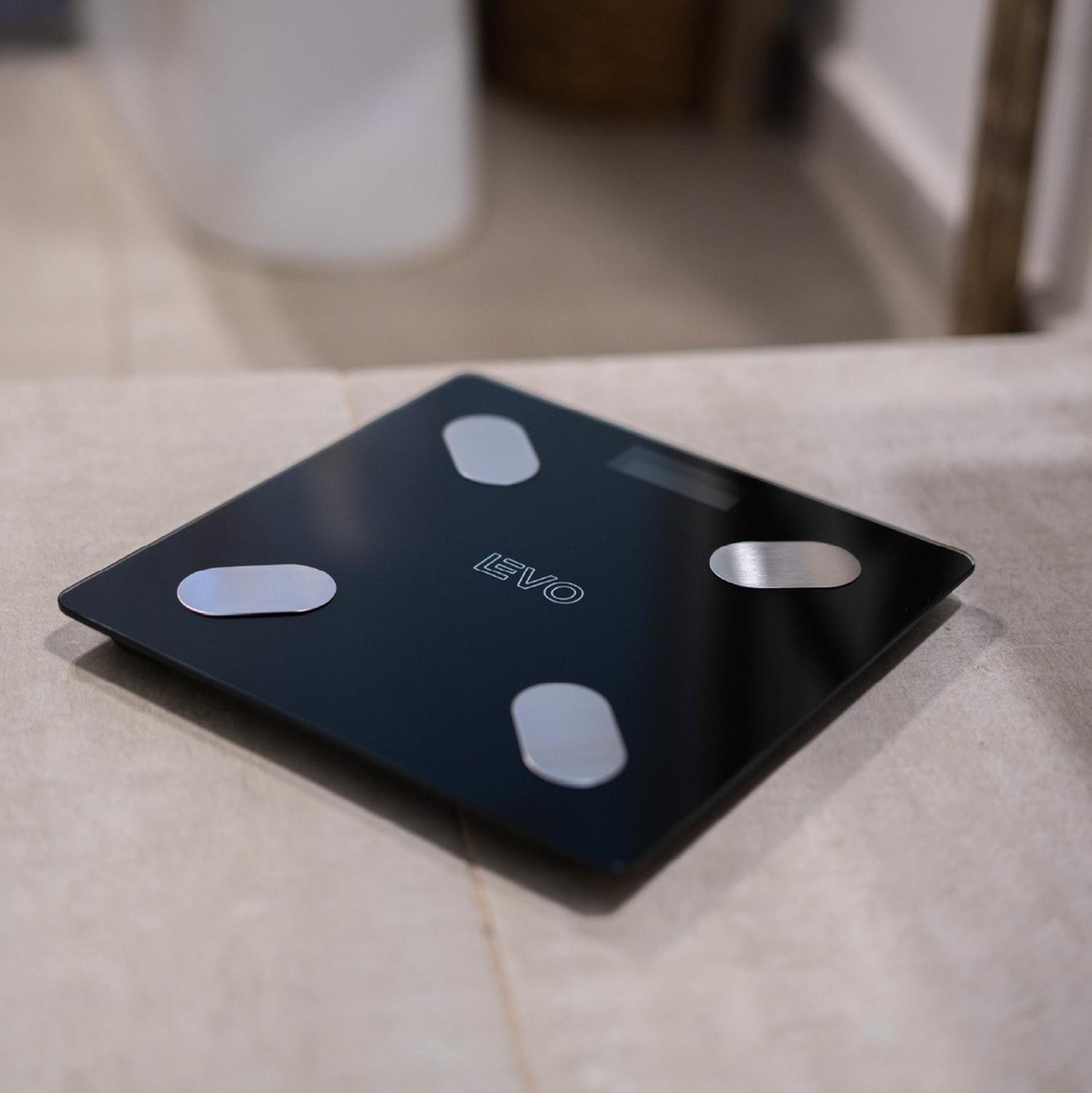 PESA DIGITAL BALANZA BAÑO BLUETOOTH NEGRO INTELIGENTE - 7