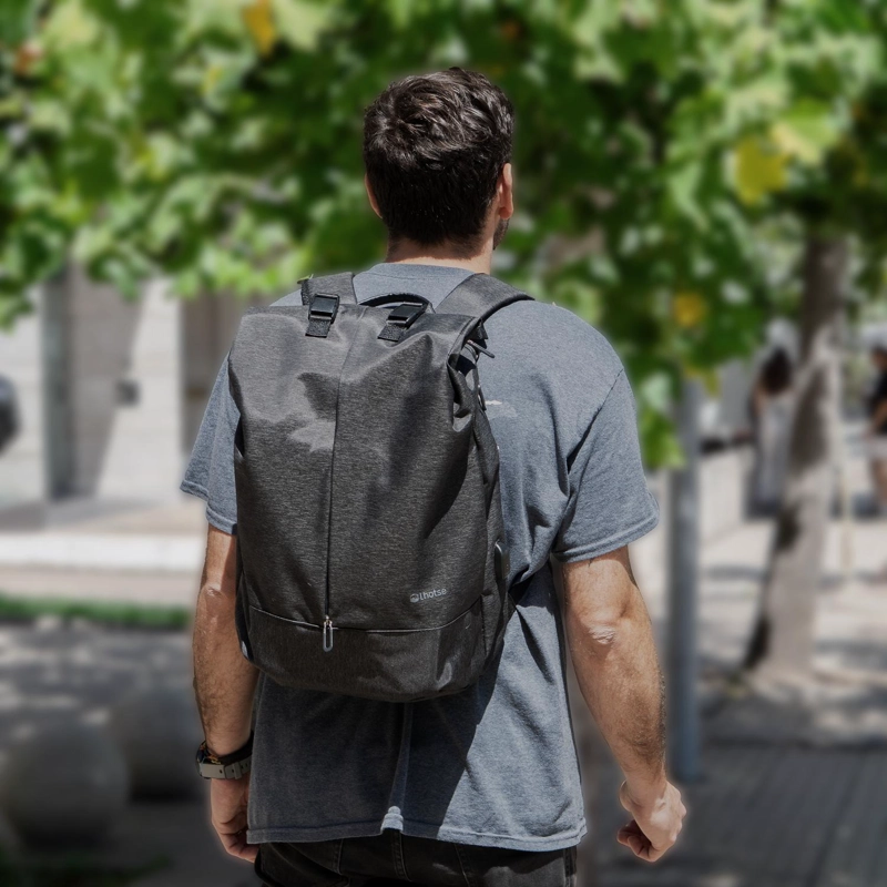MOCHILA ANTIRROBO LHOTSE GRIS - 2