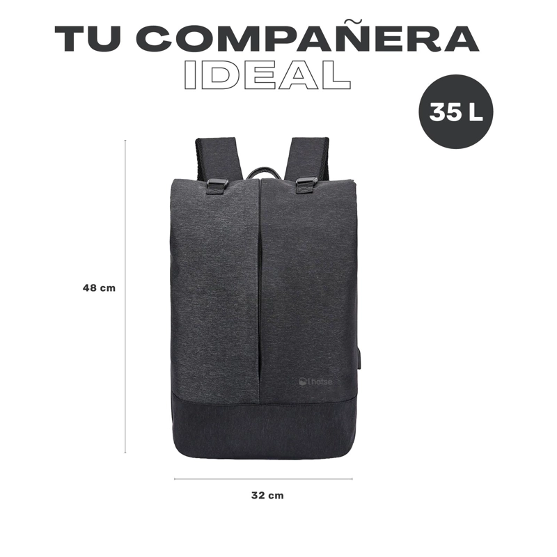 MOCHILA ANTIRROBO LHOTSE GRIS - 8