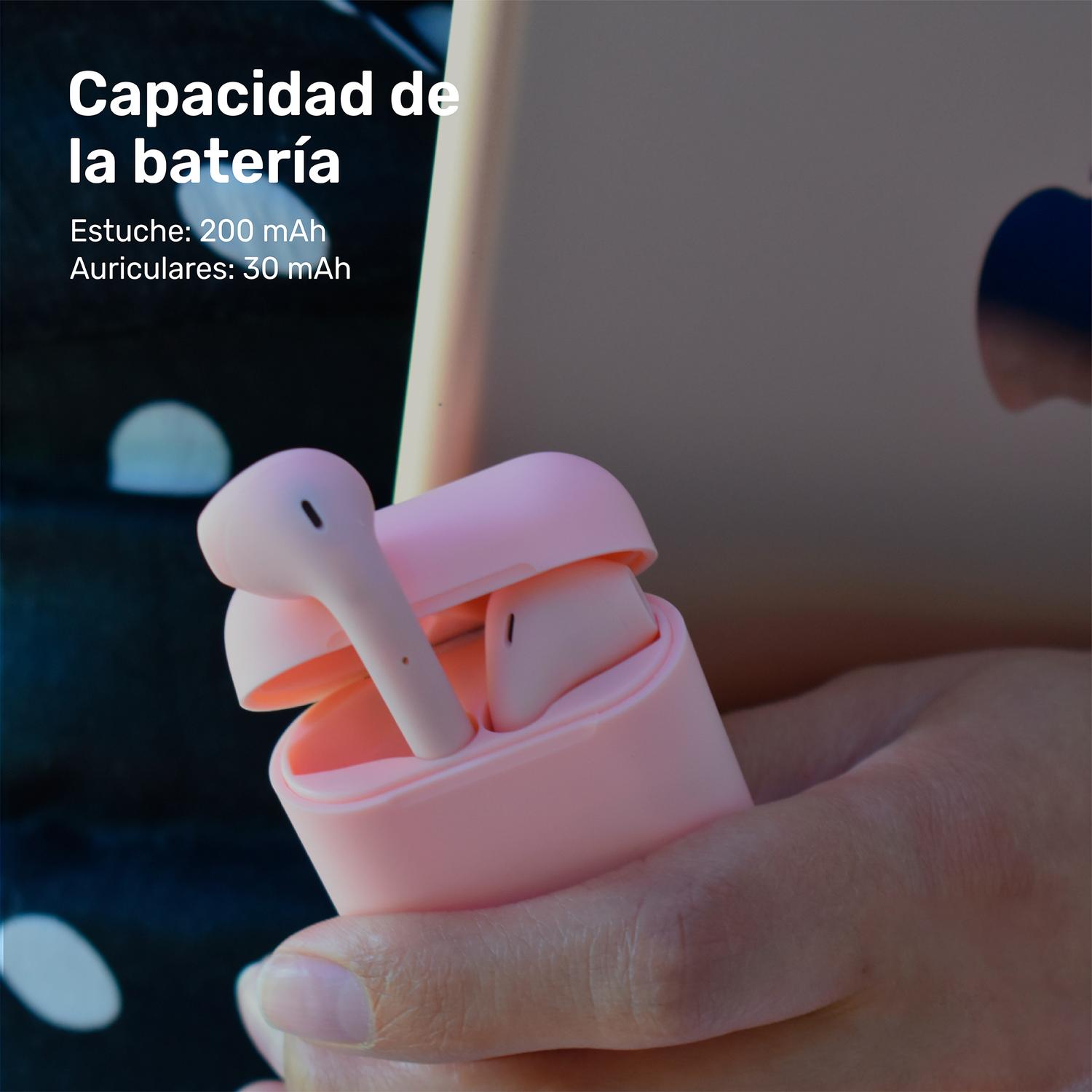 AUDÍFONOS LHOTSE RM12 BLUETOOTH ROSADO - 5