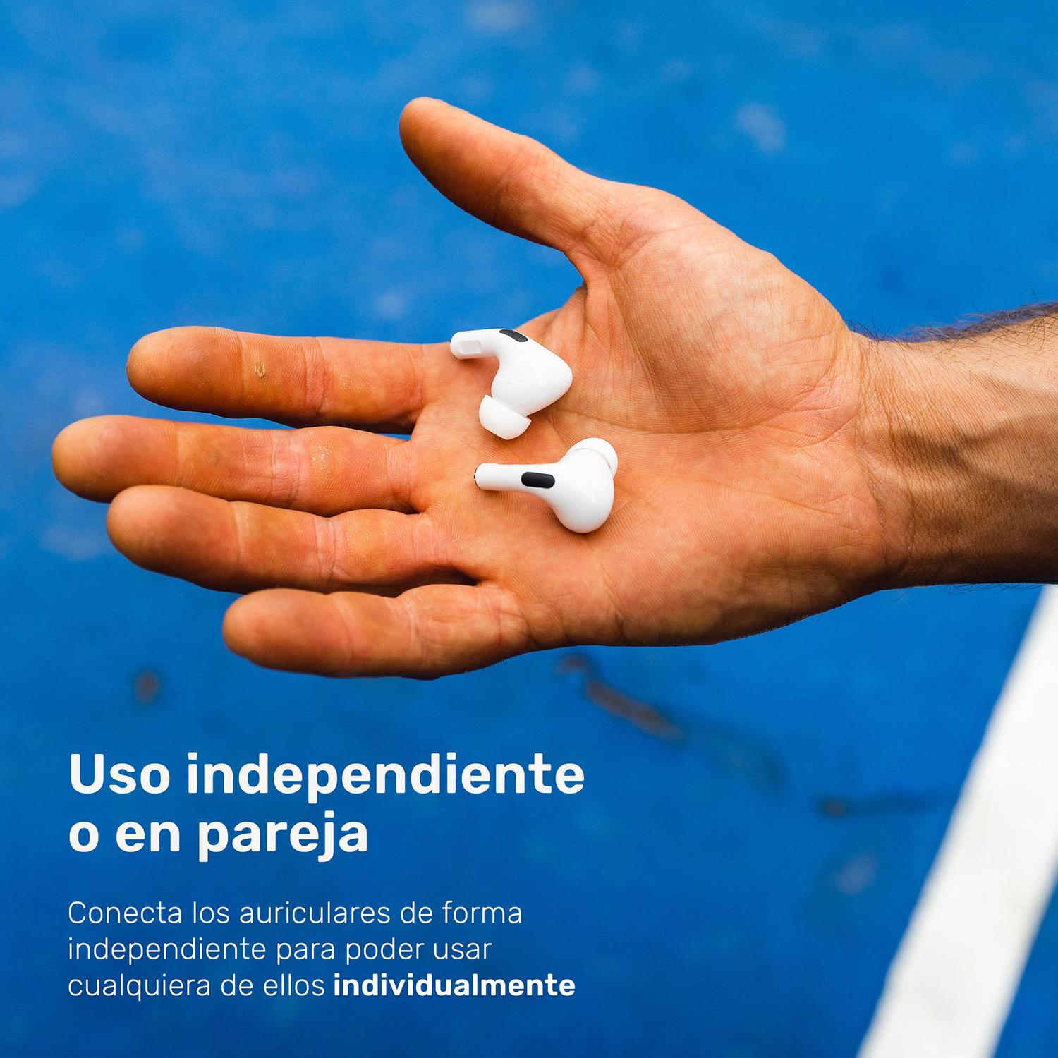 AUDÍFONOS LHOTSE RM7 PRO BLUETOOTH BLANCO - 4