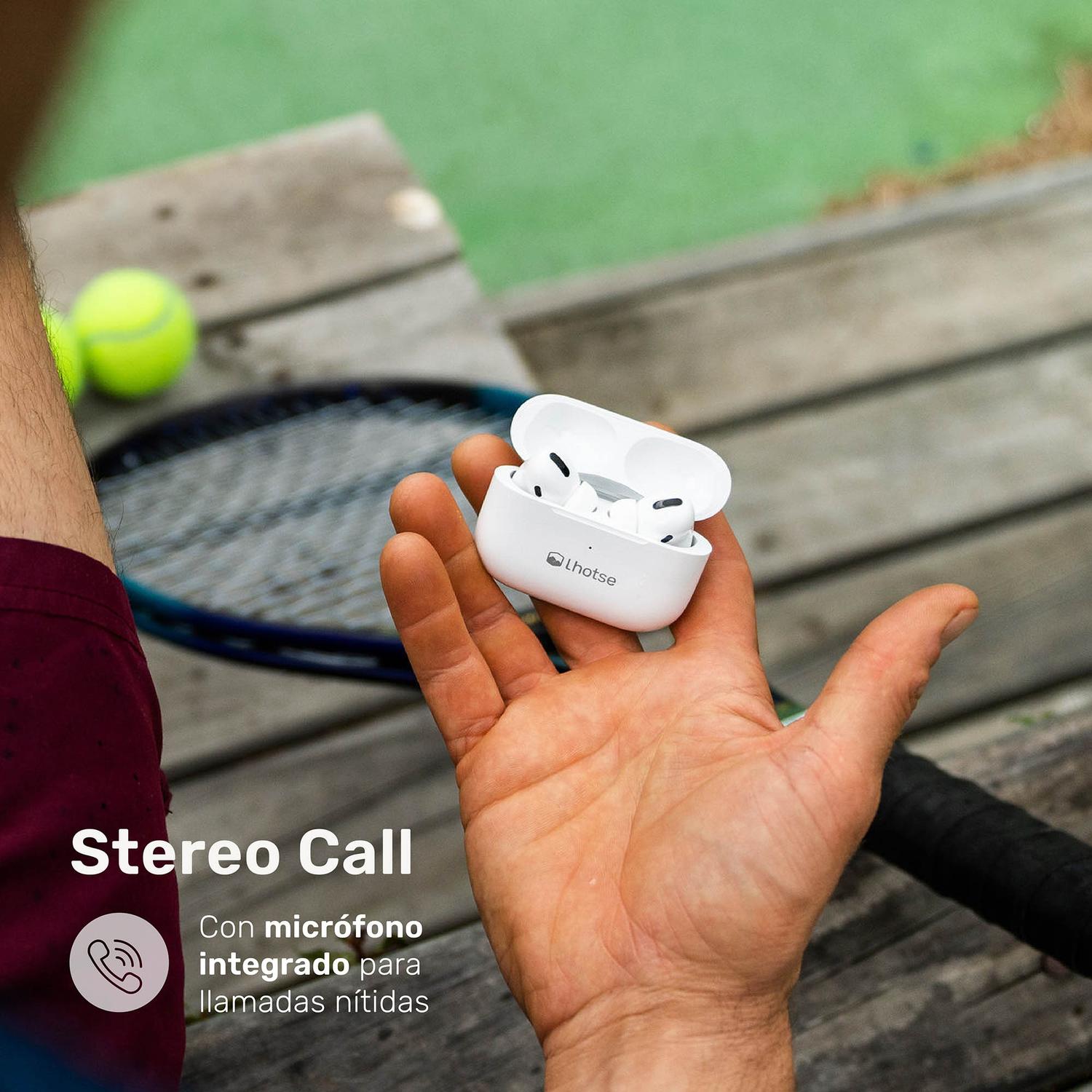 AUDÍFONOS LHOTSE RM7 PRO BLUETOOTH BLANCO - 6