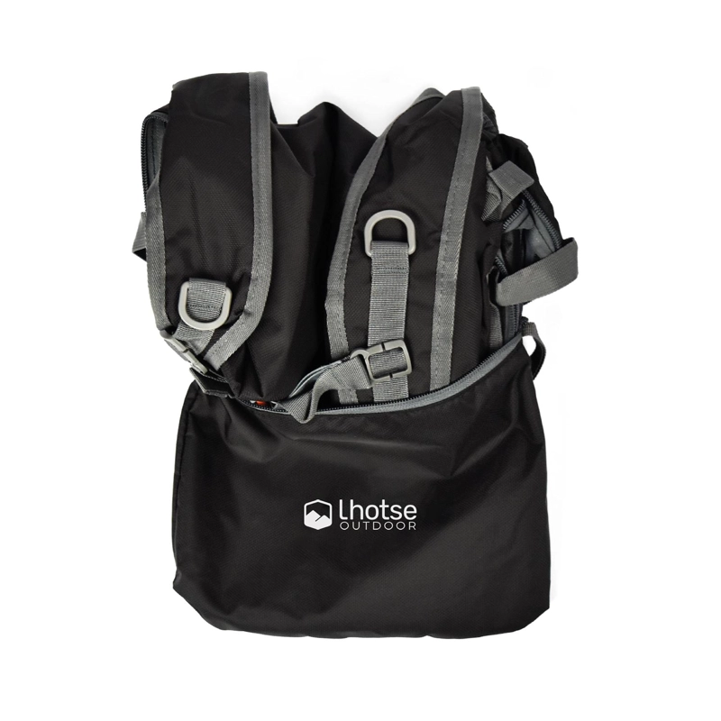 MOCHILA OUTDOOR LHOTSE PLEGABLE 25LT NEGRO - 6