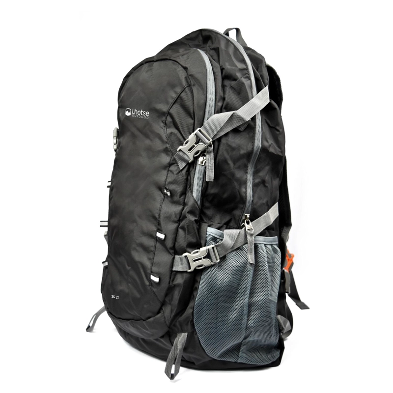 MOCHILA OUTDOOR LHOTSE PLEGABLE 25LT NEGRO - 8