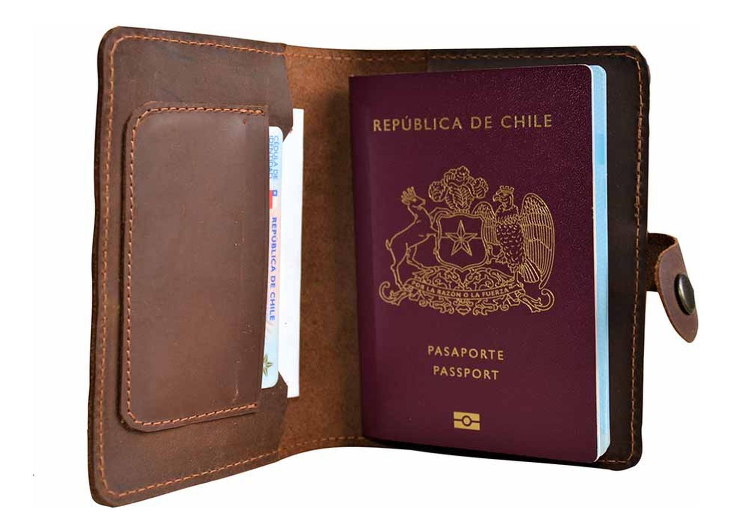 PORTA DOCUMENTOS ACONCAGUA RAIQUEN HECHO A MANO - 2