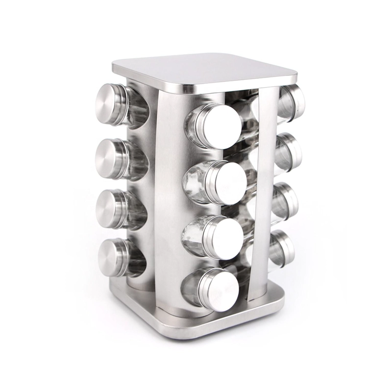 ESPECIERO CONDIMENTOS GIRATORIO METALICO 16 FRASCOS SIMPLIT - 3