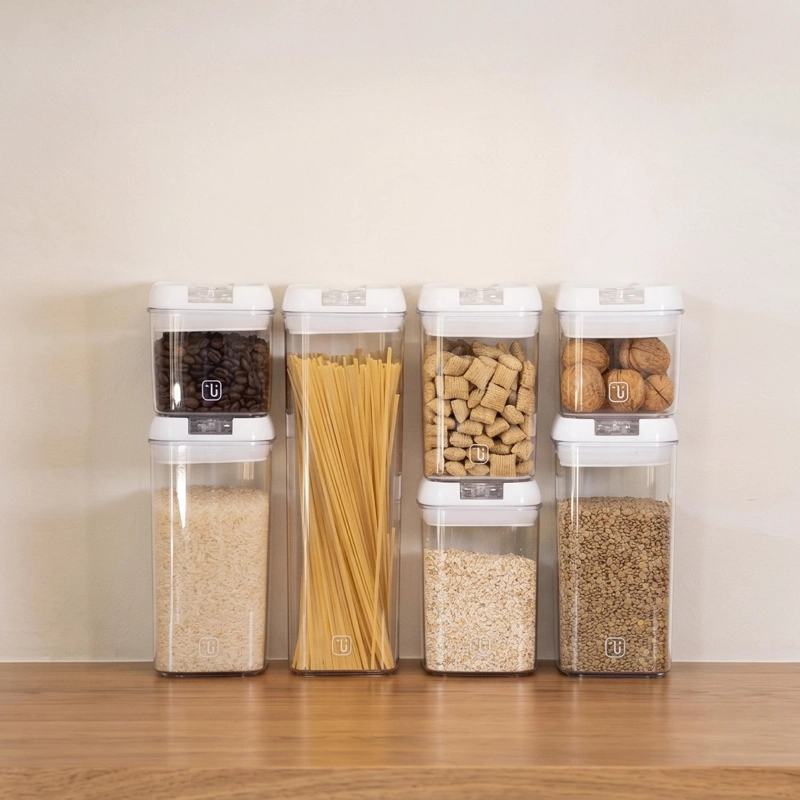 SET DE 7 CONTENEDORES HERME TICOS PLASTICO SIMPLIT - 2