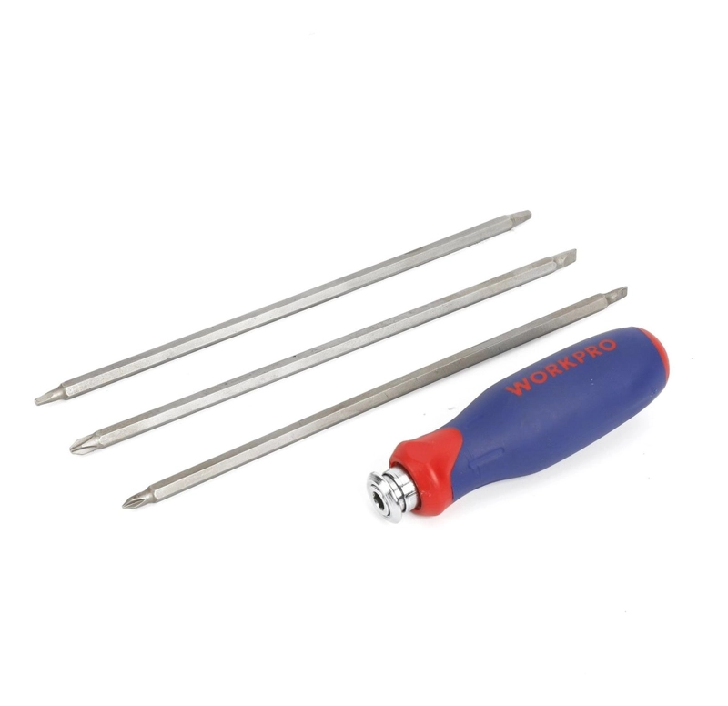 DESTORNILLADOR WORKPRO PUNTA INTERCAMBIABLE 6 EN 1 - 1