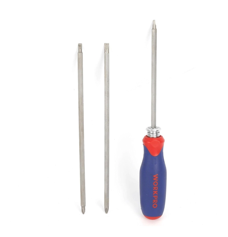 DESTORNILLADOR WORKPRO PUNTA INTERCAMBIABLE 6 EN 1 - 4